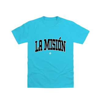 Tropical Blue La MisiÛn - Varsity T Shirt