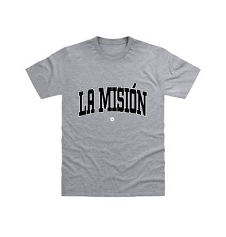 RS Sports Grey La MisiÛn - Varsity T Shirt